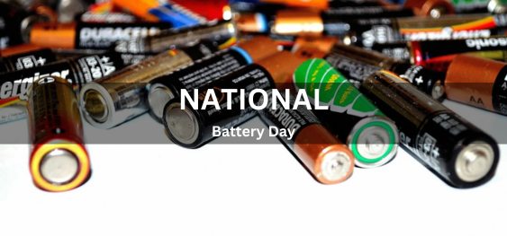 National Battery Day [राष्ट्रीय बैटरी दिवस]